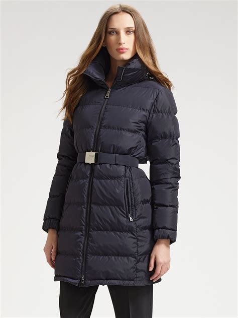 prada padded jacket women's